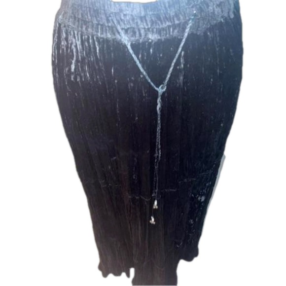 Vintage Saraf Gypsy Maxi Panel Lined Skirt Material Feels Like Velvet XL/XXL - Picture 2 of 10